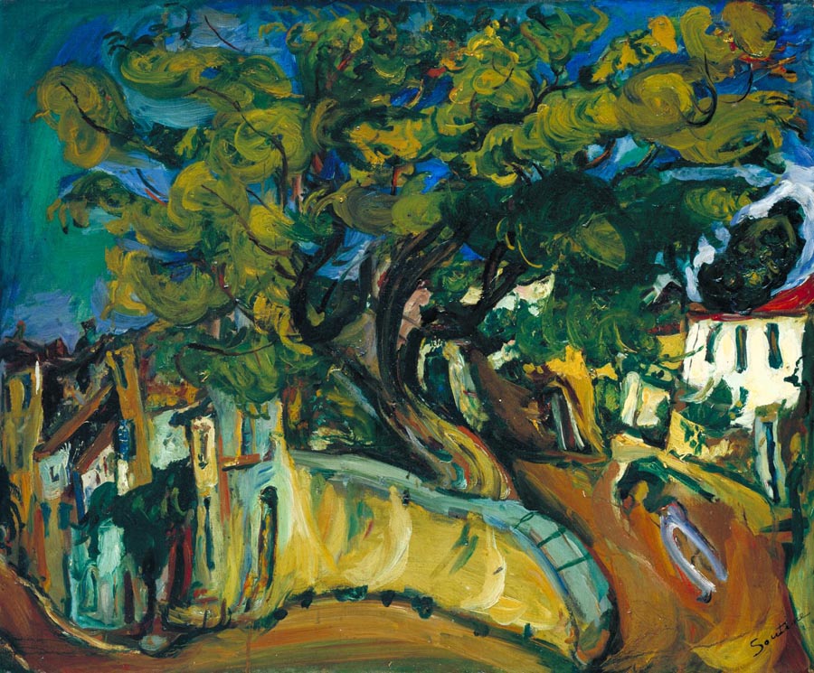 Chaim Soutine Landscape painting